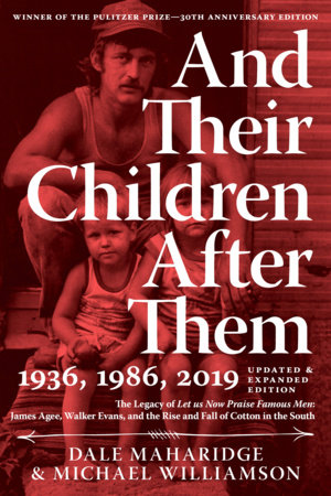 Pulitzer Prize-winning "And Their Children After Them" book cover with a photo of an adult and child in red tones.