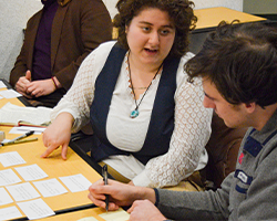 Students in Jacob Kushner's long-form magazine writing class