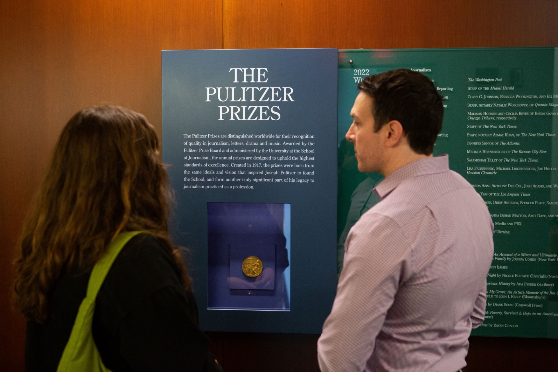 Pulitzer Prizes sign