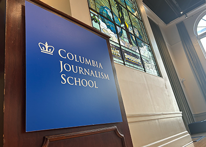 Dais in Pulitzer Hall