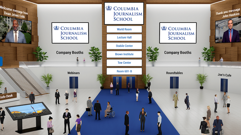Image of the virtual Career Expo. 
