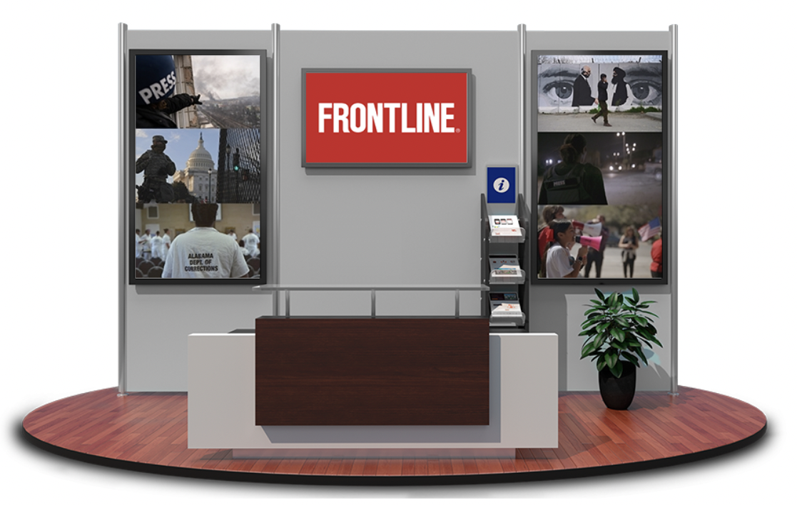 Example of a virtual booth