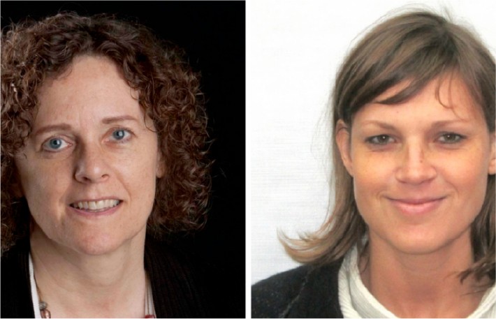 Mary Williams Walsh and Erika Fry 