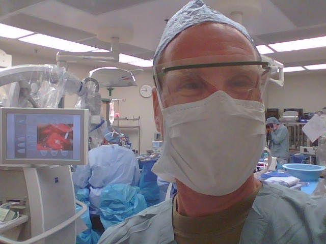 Bartelme observed a 2013 surgery in which the neurosurgeon stopped a woman’s heart so he could fix her aneurysm. Bartelme observed a 2013 surgery in which the neurosurgeon stopped a woman’s heart so he could fix her aneurysm.