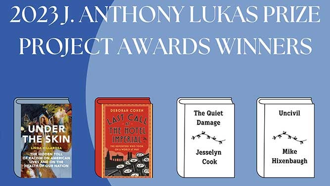 Lukas Prize Winners Book Covers