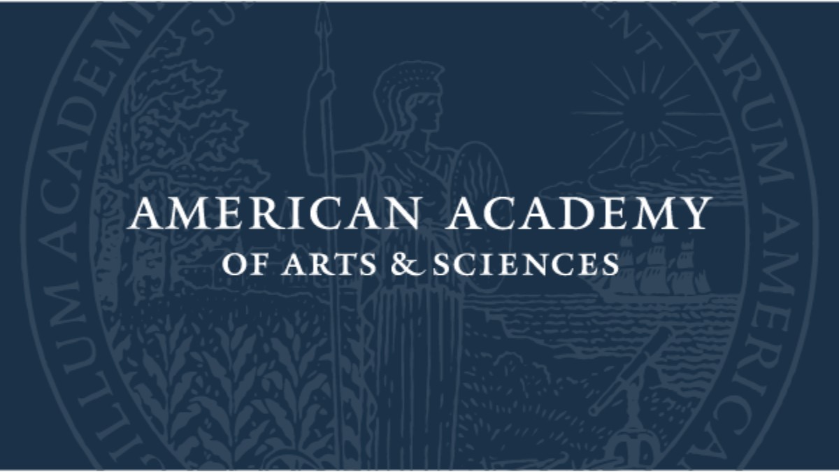 Banner that reads "American Academy of Arts & Sciences."