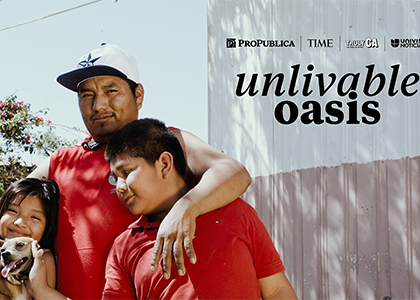 The winning story profiles one immigrant family’s housing struggle on the front lines of the climate crisis. Photo: Jennifer Pons for ProPublica The winning story profiles one immigrant family’s housing struggle on the front lines of the climate crisis. Photo: Jennifer Pons for ProPublica