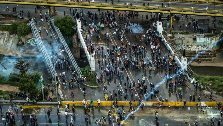 FOTO: MANIFESTACIÓN EN VENEZUELA. MERIDITH KOHUT/THE NEW YORK TIMES. scenes of a protest in Venezuela in 2018