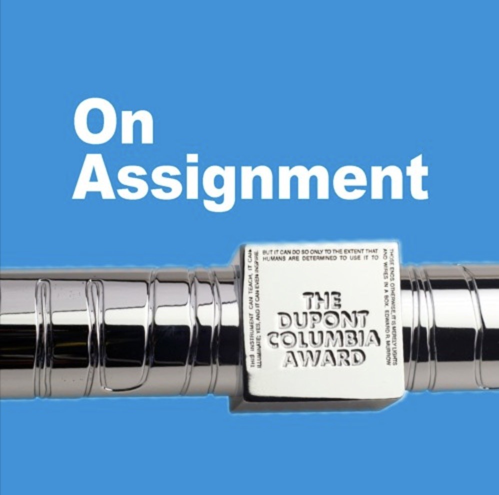 Logo for On Assignment podcast. 