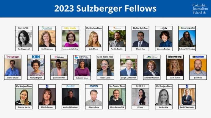2023 Sulzberger Fellows