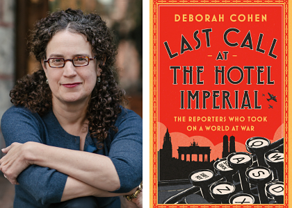 Photo Credit: Becca Heuer Photography Deborah Cohen (left) and her book (right)