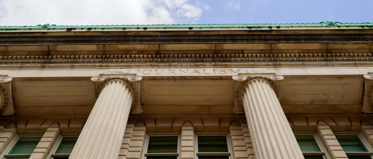 Front of Pulitzer Hall.
