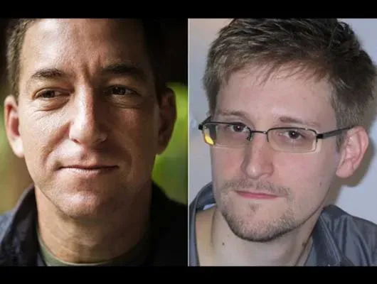 Glenn Greenwald and Edward Snowden (Max Vadukukl; "The Guardian"/EyePress/Newscom)