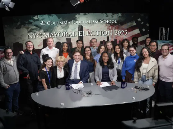 students who covered mayoral election