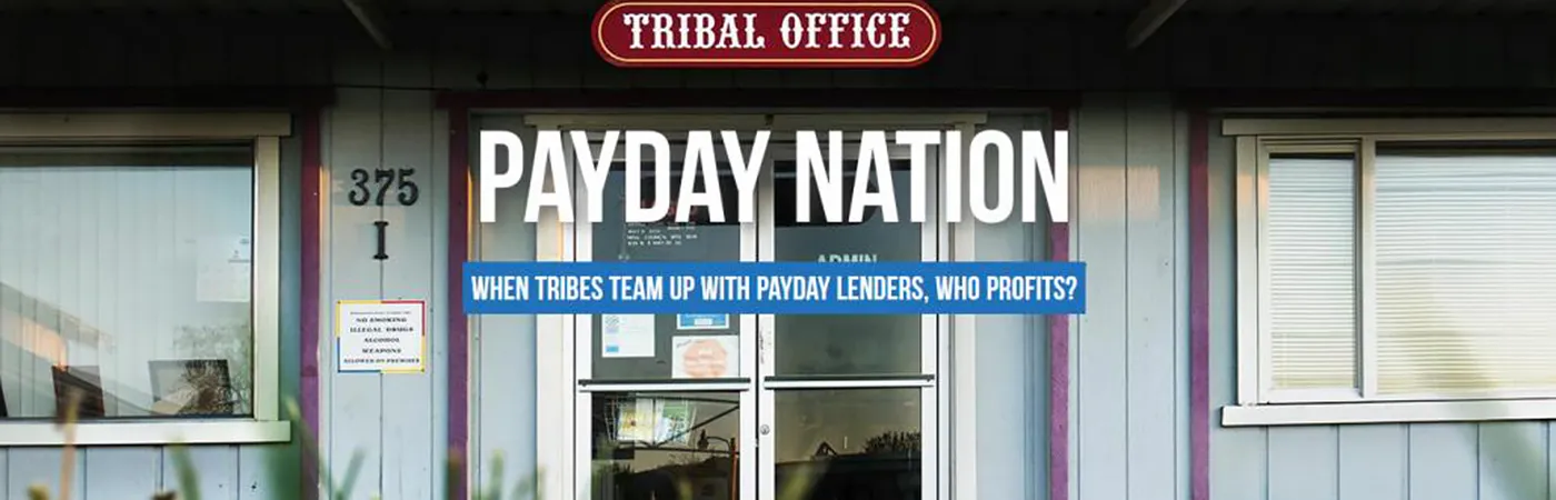 Front of a tribal office building