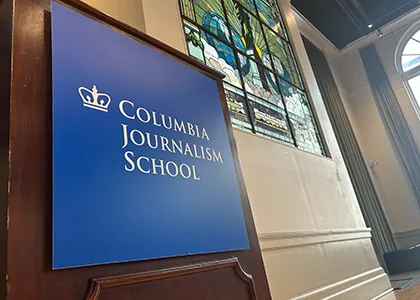 Dais in Pulitzer Hall