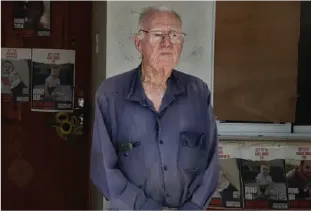 A man interviewed for Bethan McKernan's podcast. Photo credit: Quique Kierszenbaum/The Guardian 