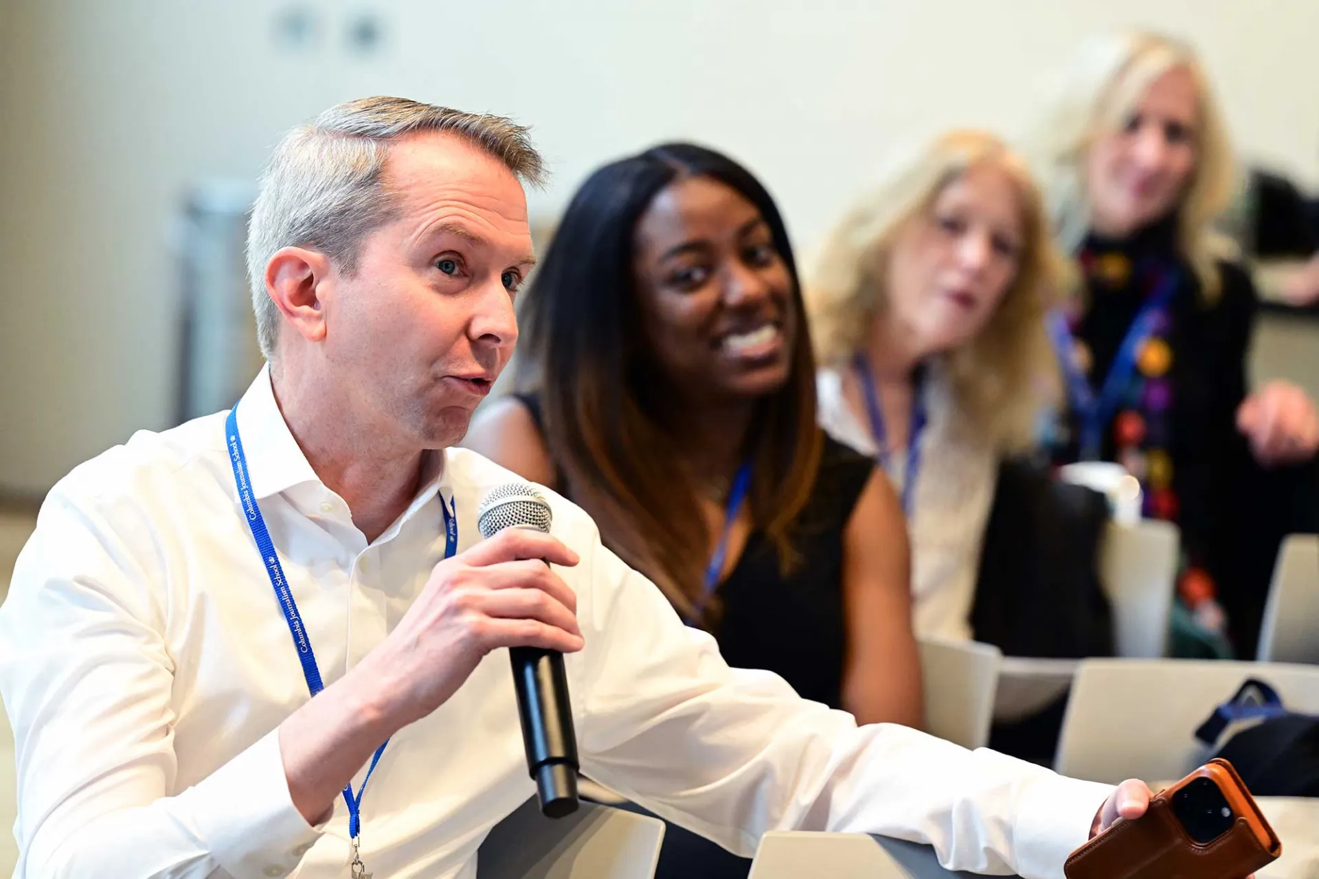 Audience during presentation by Bruce Shaprio