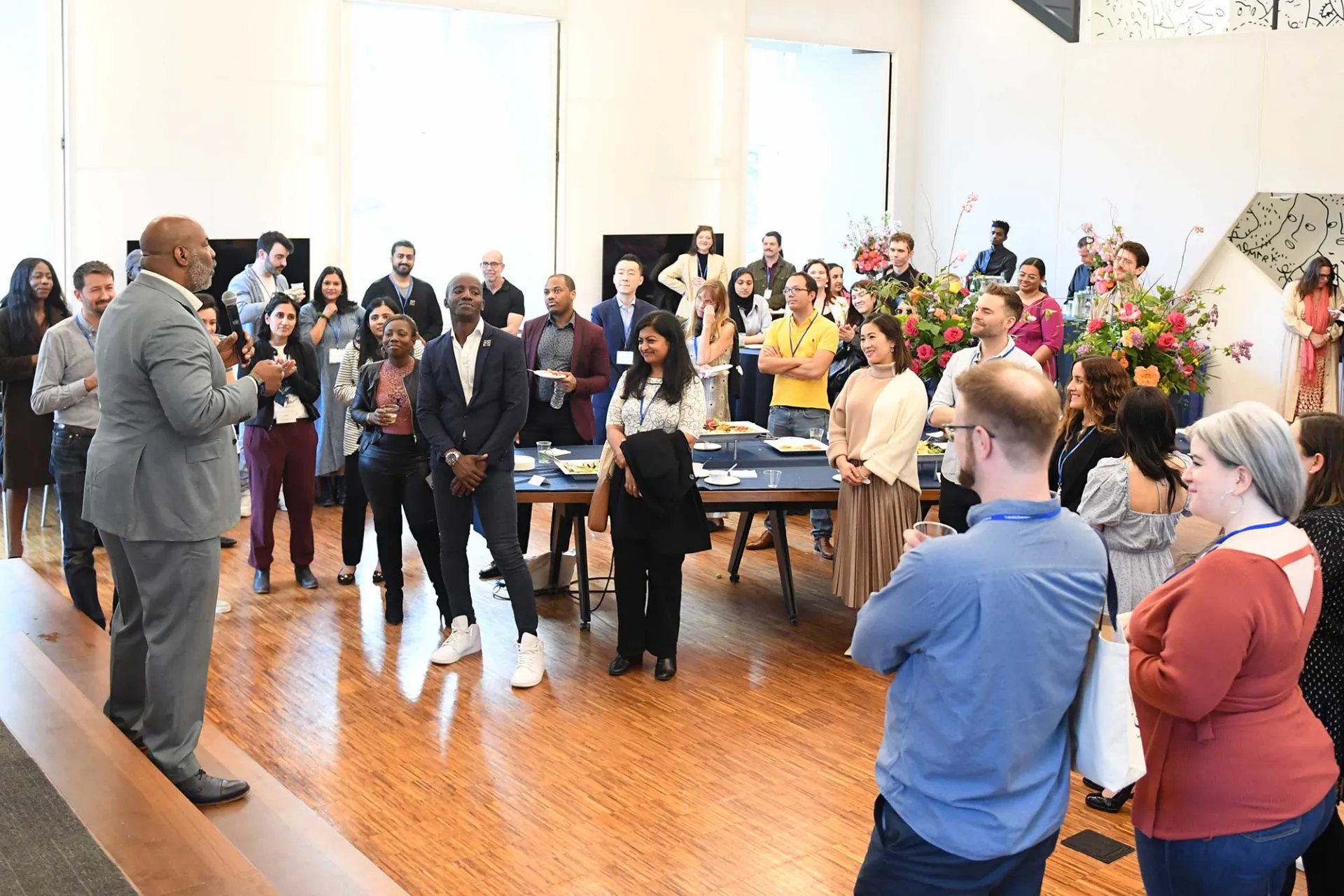 audience listening to Dean Jelani Cobb
