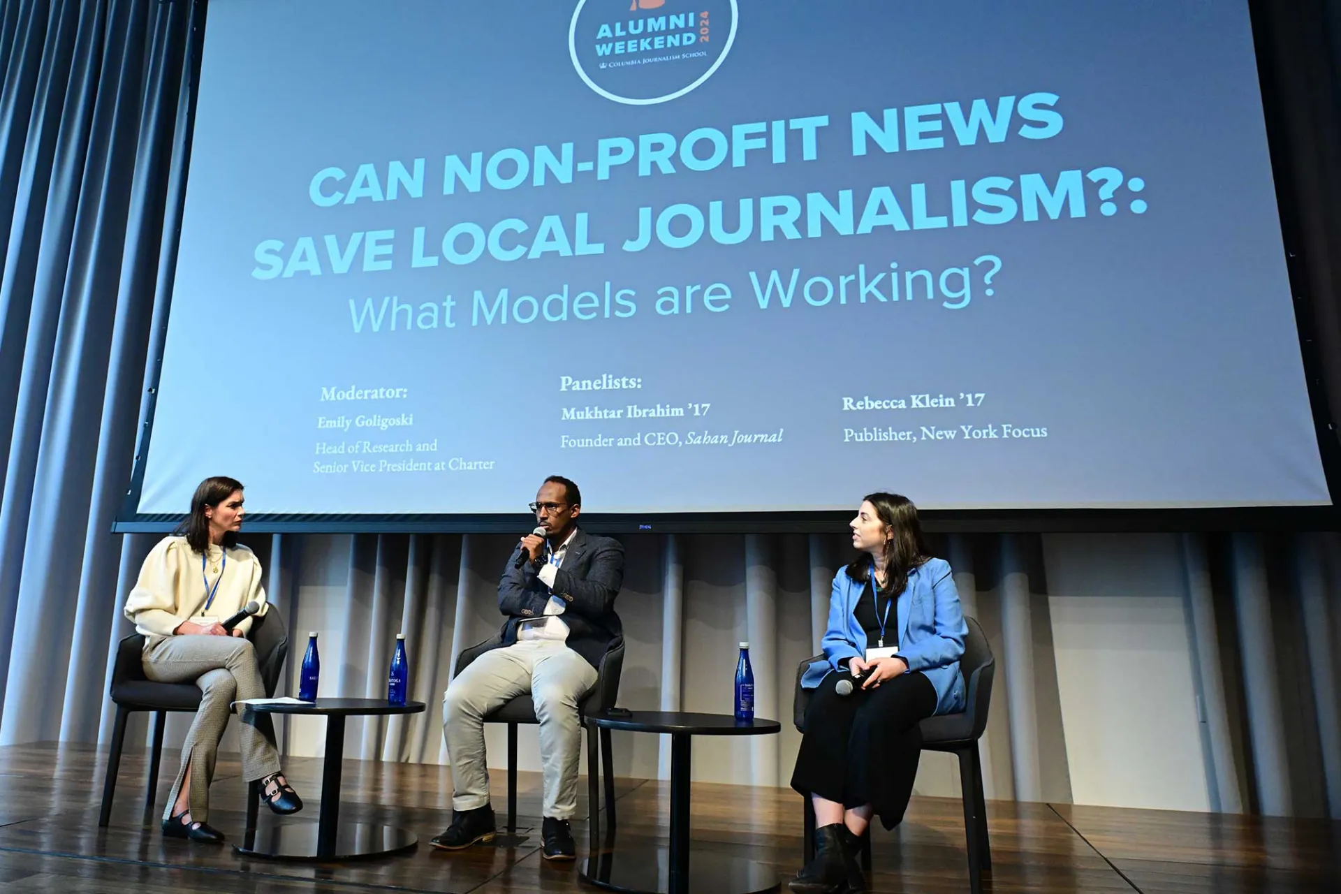 Panelists at Can Non-Profit News Save Local Journalism?