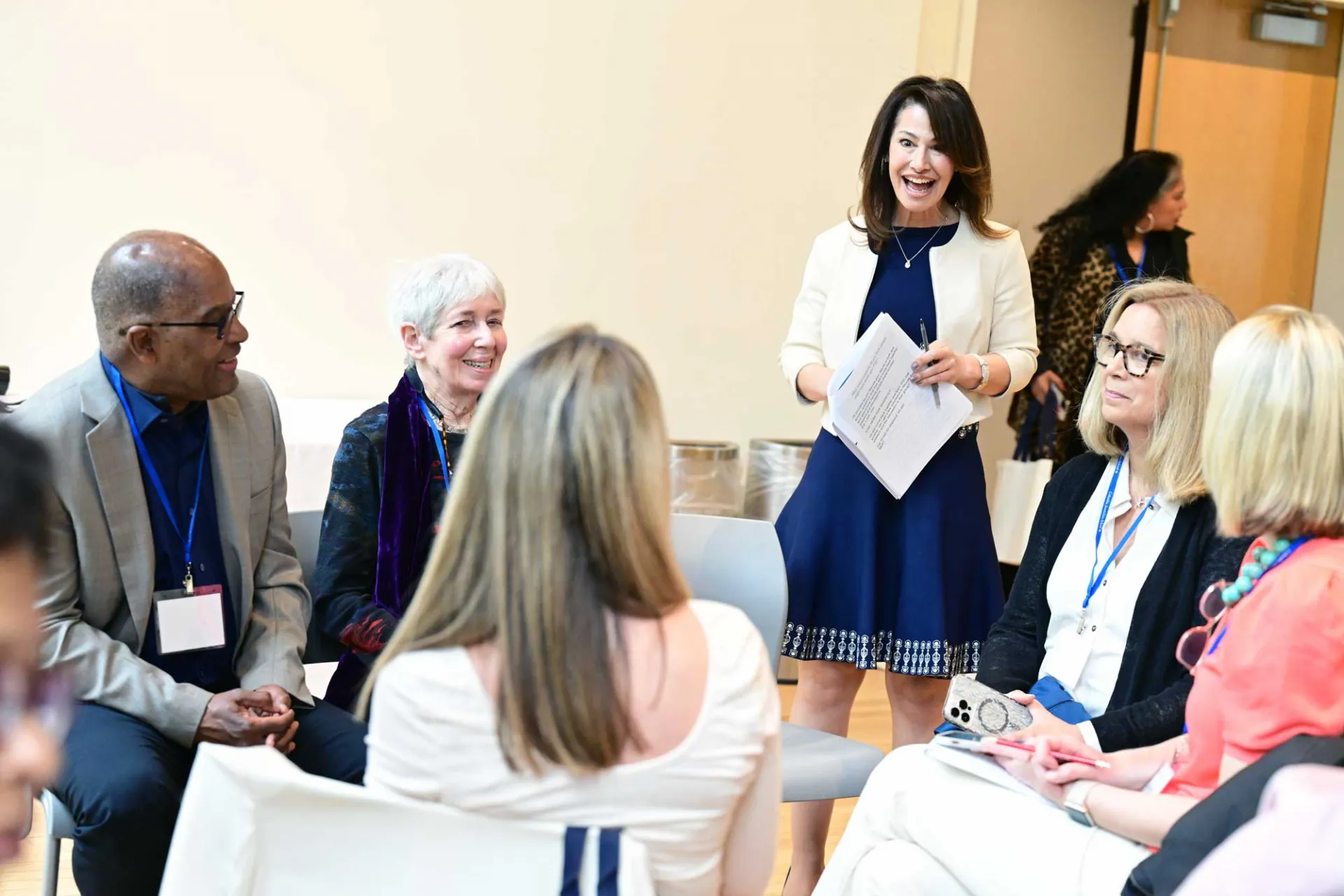 Cheryl Einhorn with alumni