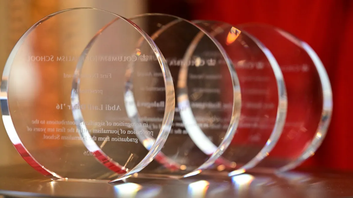 Photo of the CJS Alumni Awards. 