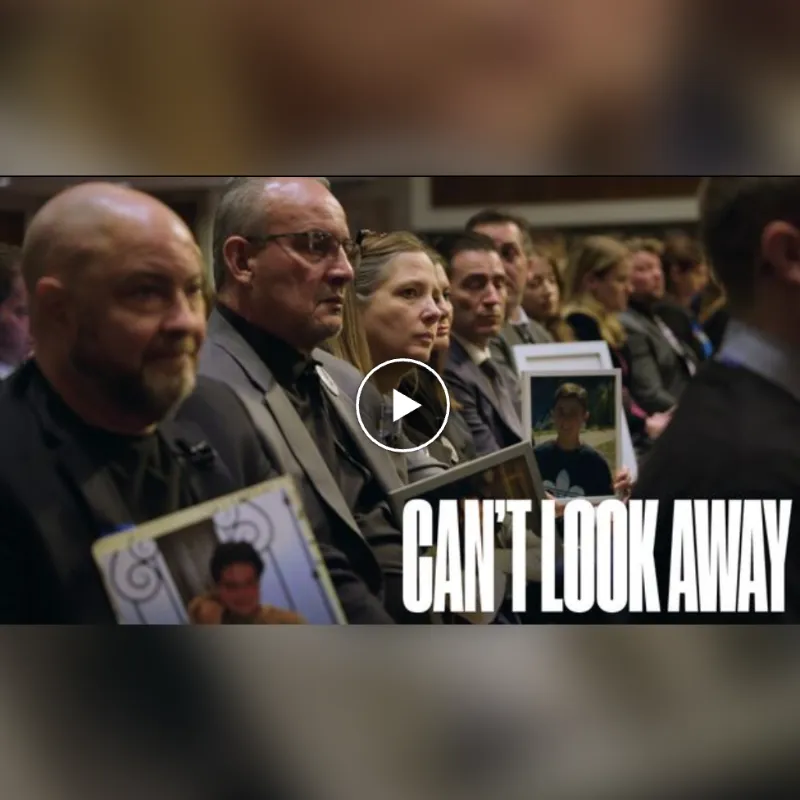 Title screen for "Can't Look Away"