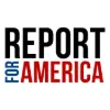 Report for America logo.