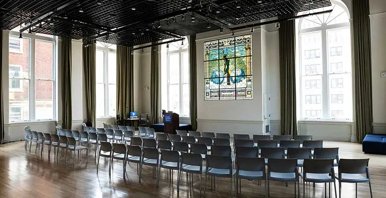 world room lecture layout