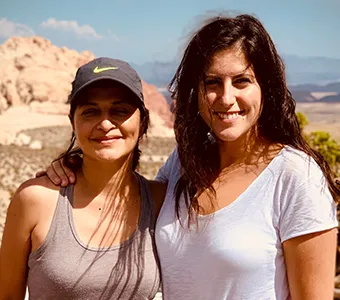 Almost American documentary team of Professor Nina Alvarez and  Caterina Barbera-Kipreos, '18 M.S. Documentary.