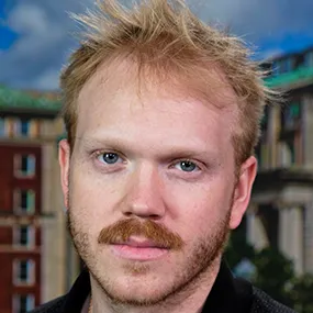 Headshot of Lachlan Hyatt, '24 M.S.