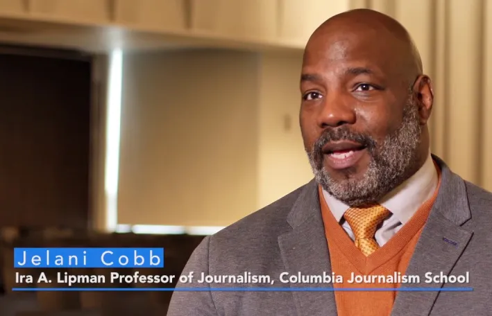 Jelani Cobb, the Ira A. Lipman Professor of Journalism and center director