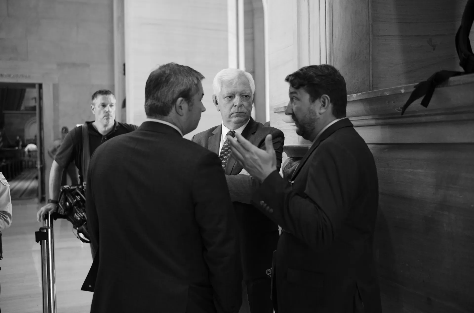 Williams works the halls of the Tennessee General Assembly during its 2023 special session on public safety. (Photo: Ray di Pietro)