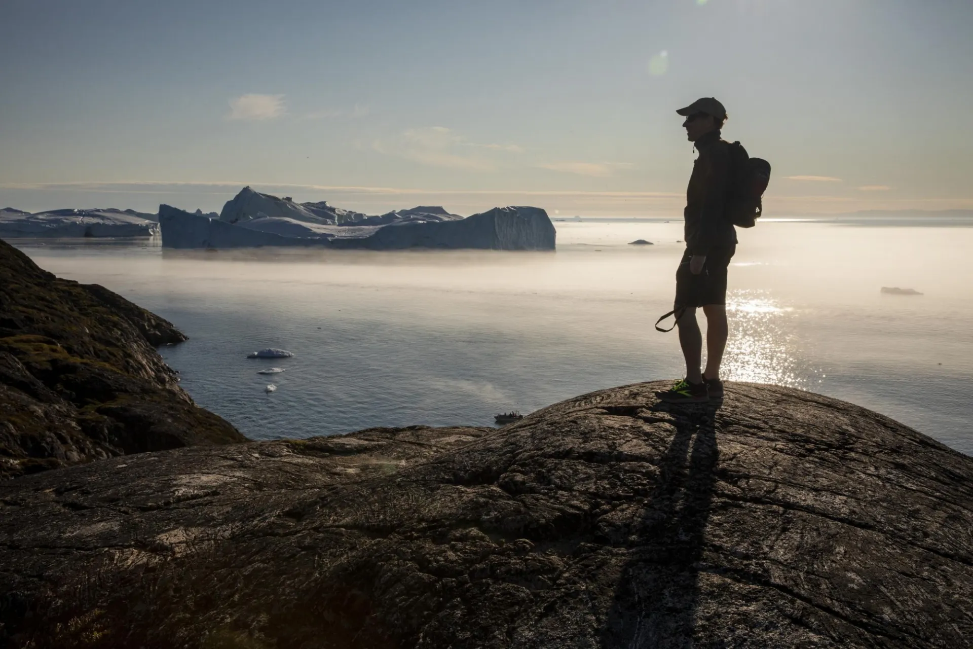 Bartelme travelled to Greenland in Aug 2021, including the Ilulissat Icefjord here, to document how its rapidly melting ice affects Charleston. 