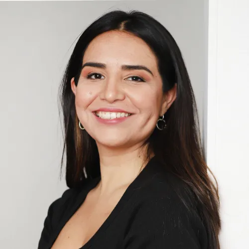 Headshot of Muriel Alarcón, '20 M.A. Science