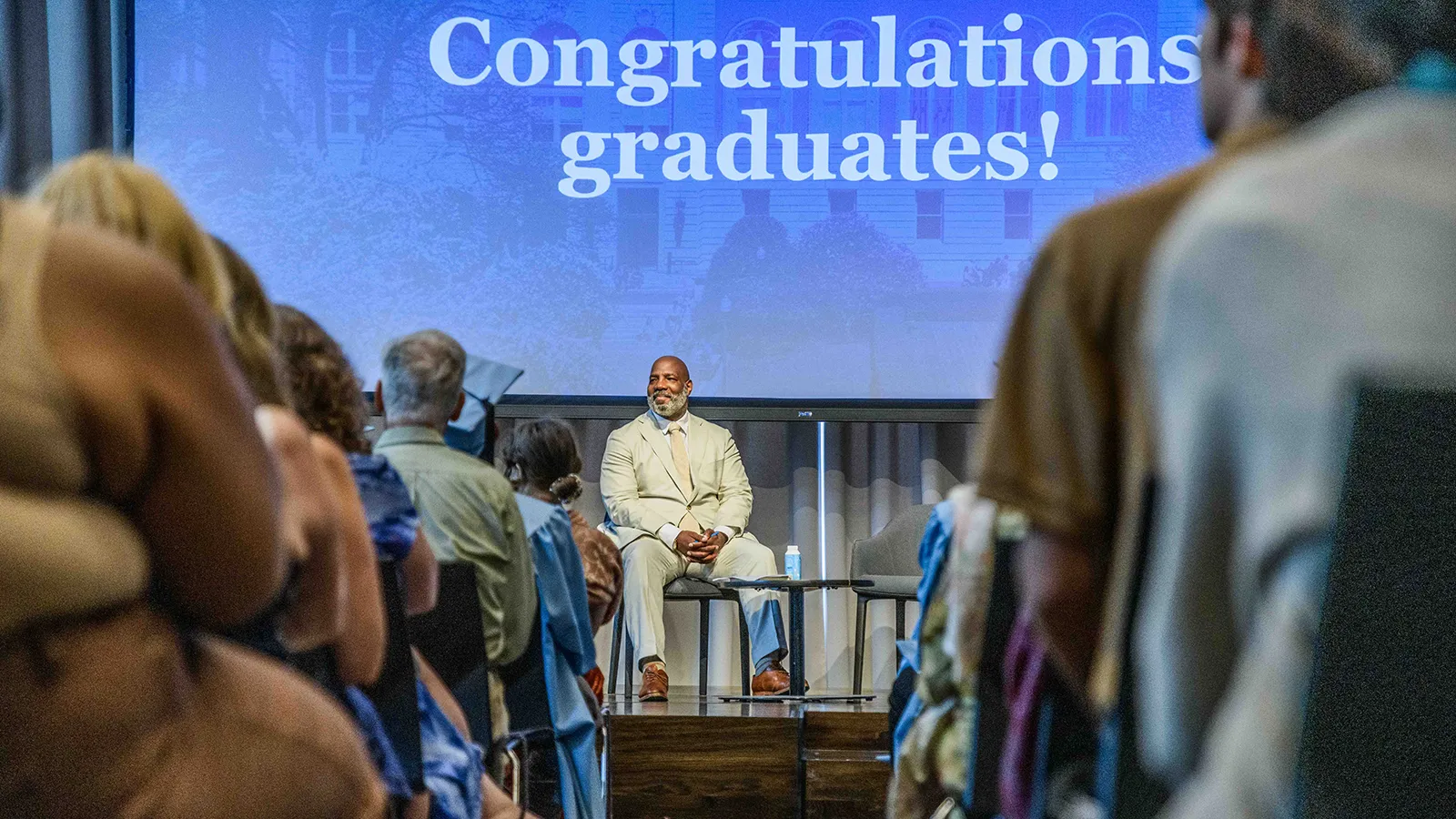 Dean Jelani Cobb at 2023 Summer graduation. Photo: Isabel Epstein