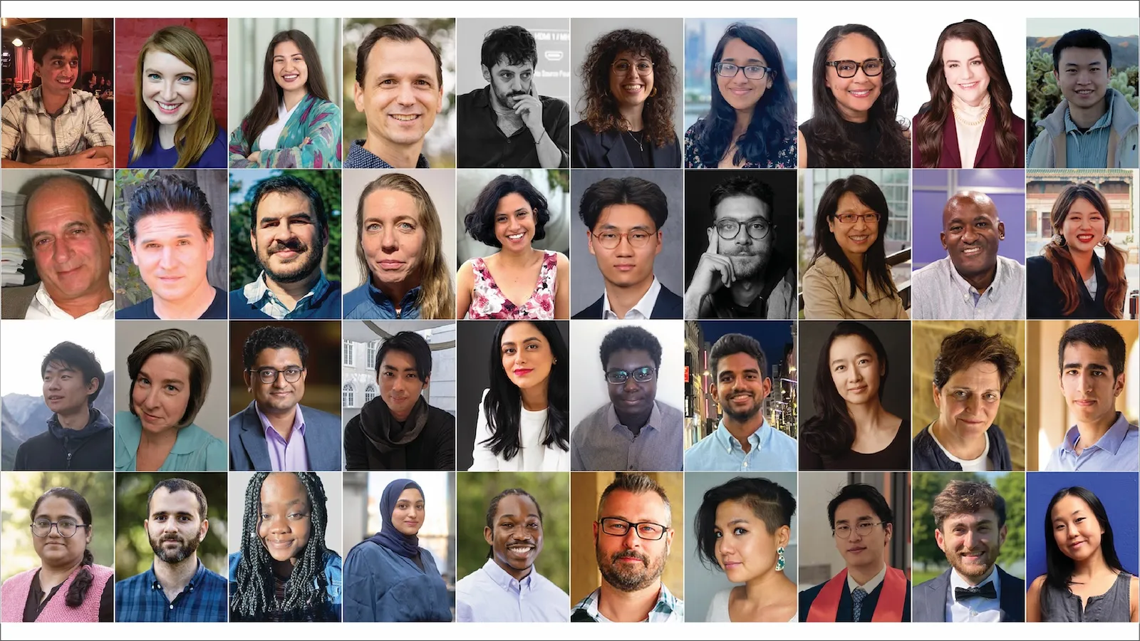 Headshots of all Brown Magic Grant winners