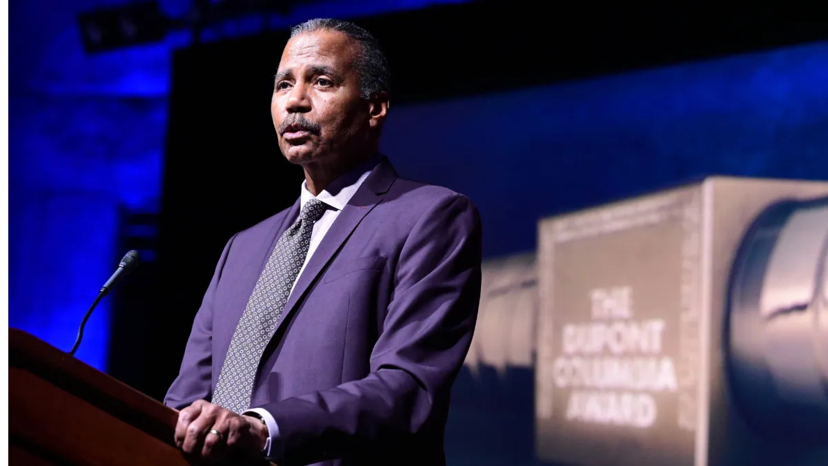CBS News 60 Minutes' Bill Whitaker opens the 2025 duPont-Columbia Awards ceremony