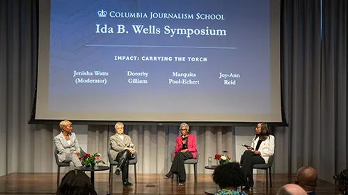 A powerhouse panel of women who embody Ida B. Wells's legacy of excellence, courage, and tenacity discuss their challenges and triumphs in the face of pervasive racism and sexism as they continue their fight for justice and equality and inspire the next generation of journalists to fight just as fiercely. 