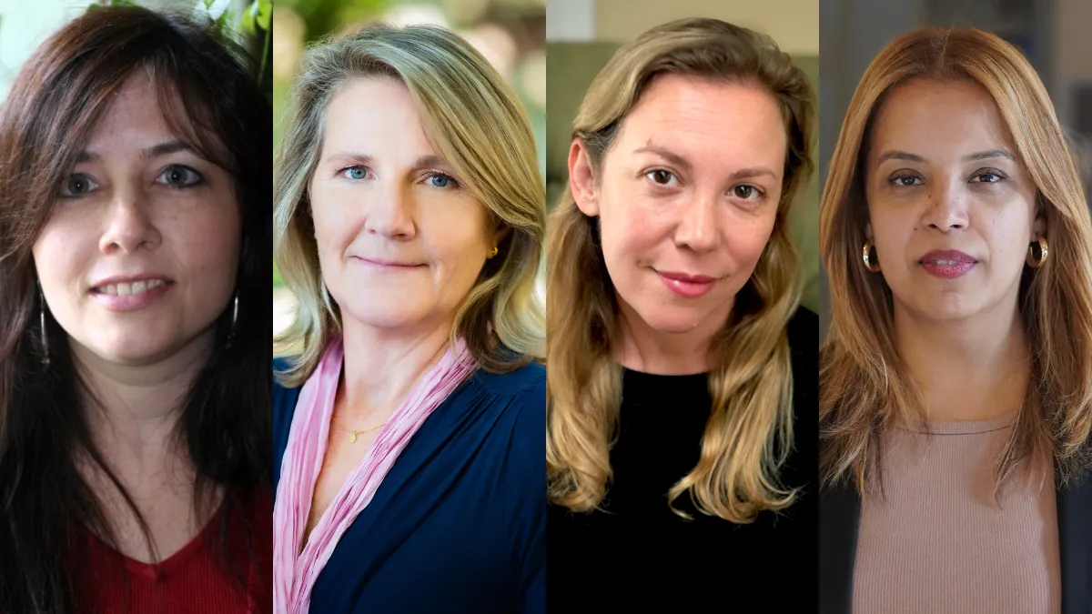 Headshots of Melanie Huff, Tarin Almanzar, Kate Kennedy and Tarin Almanzar. 