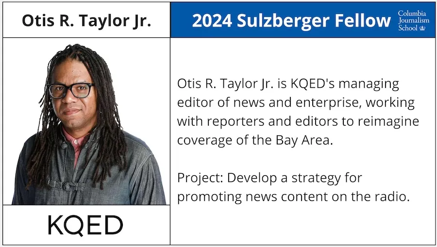 Otis R Taylor Jr