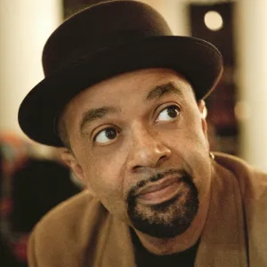 Headshot of award-winning author James McBride, '80 M.S.