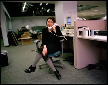 Raney Aronson-Rath while reporting for The Wall Street Journal/Dow Jones in 1996. (photo: Peter Barreras)