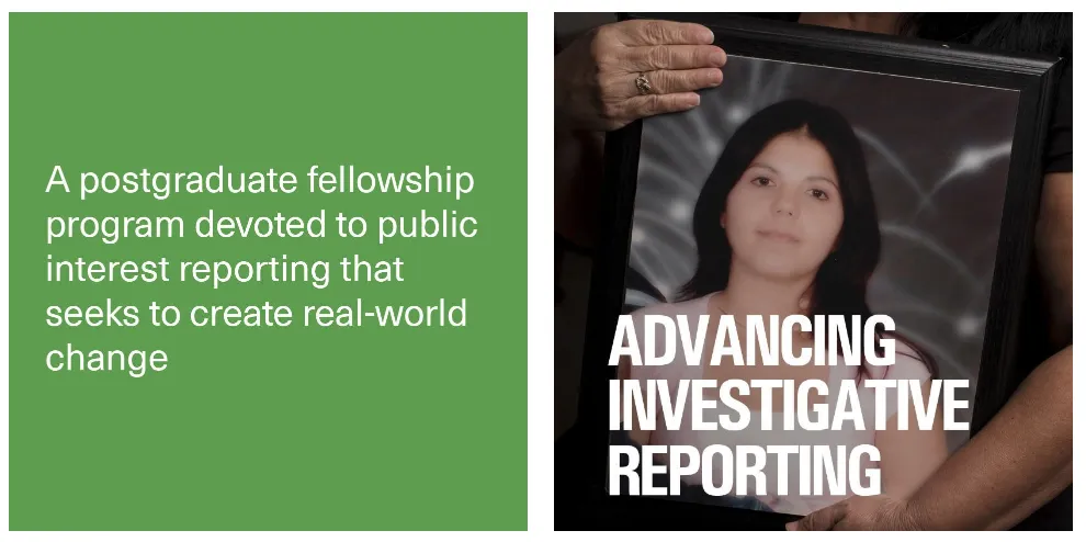 intro text with image on right of person holding photograph of a young woman