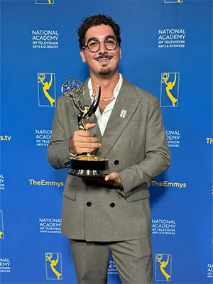 Tomas Navia wins Emmy