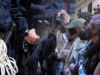 Photo illustration by Slate. Photos by Charly Triballeau/AFP via Getty Images and Jazzmin Jiwa. 