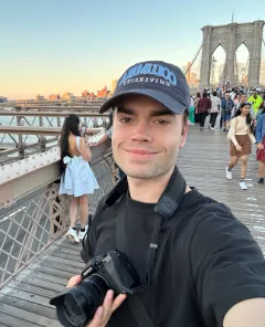 Selfie of a man. 