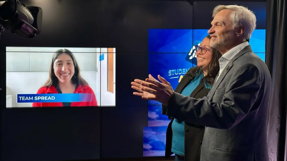 Lauren Harris, ‘26 M.S. Documentary, placed first in the University of Missouri’s annual Reynolds Journalism Institute Student Innovation Competition and took home the $10,000 grand prize. Photo: Nate Brown