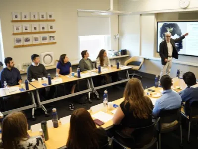 Nathan S. Collier opens the program with remarks about business journalism today and his career experience. 