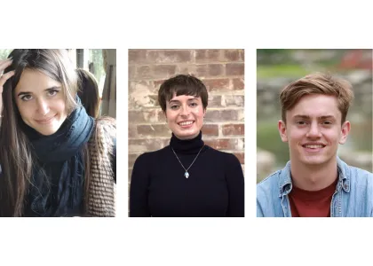 Cross-Borders Data Project fellows (L-R): Mariana Castro, Madeline Fixler and Andrew Little
